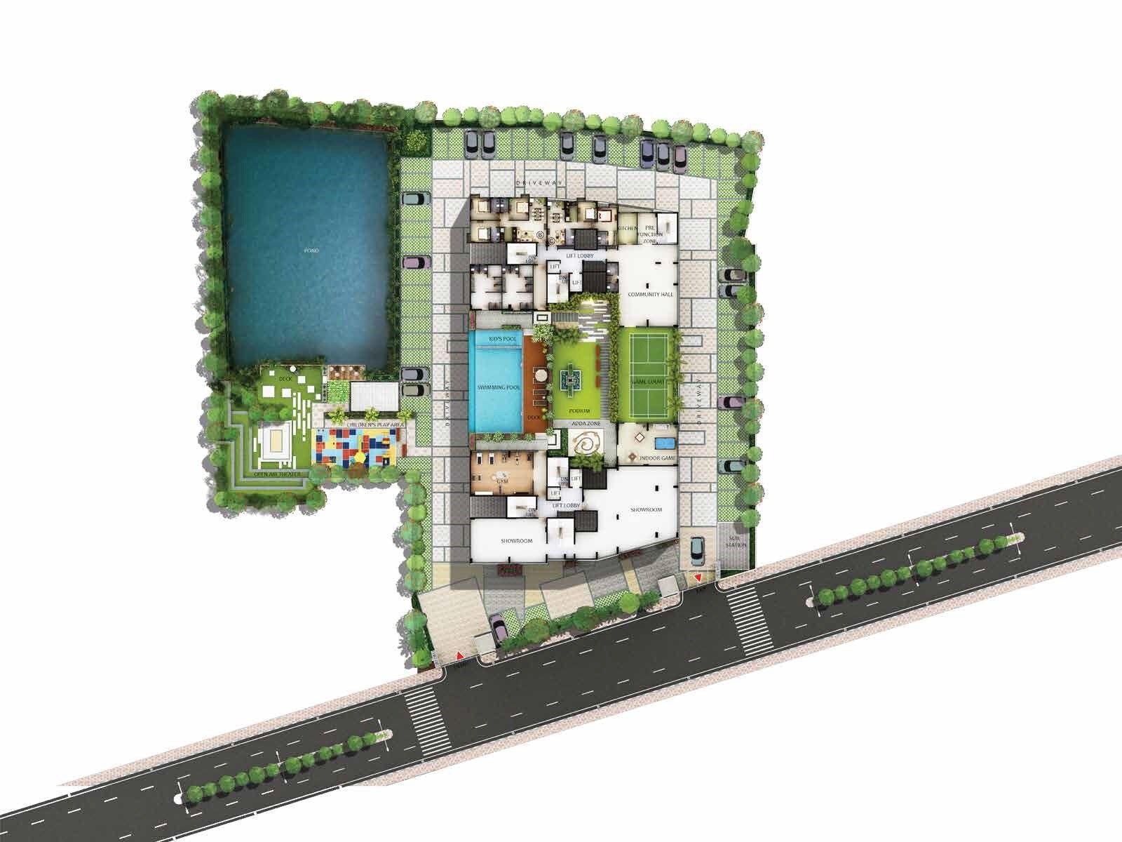 Primarc Shrachi Aangan Master Plan 1