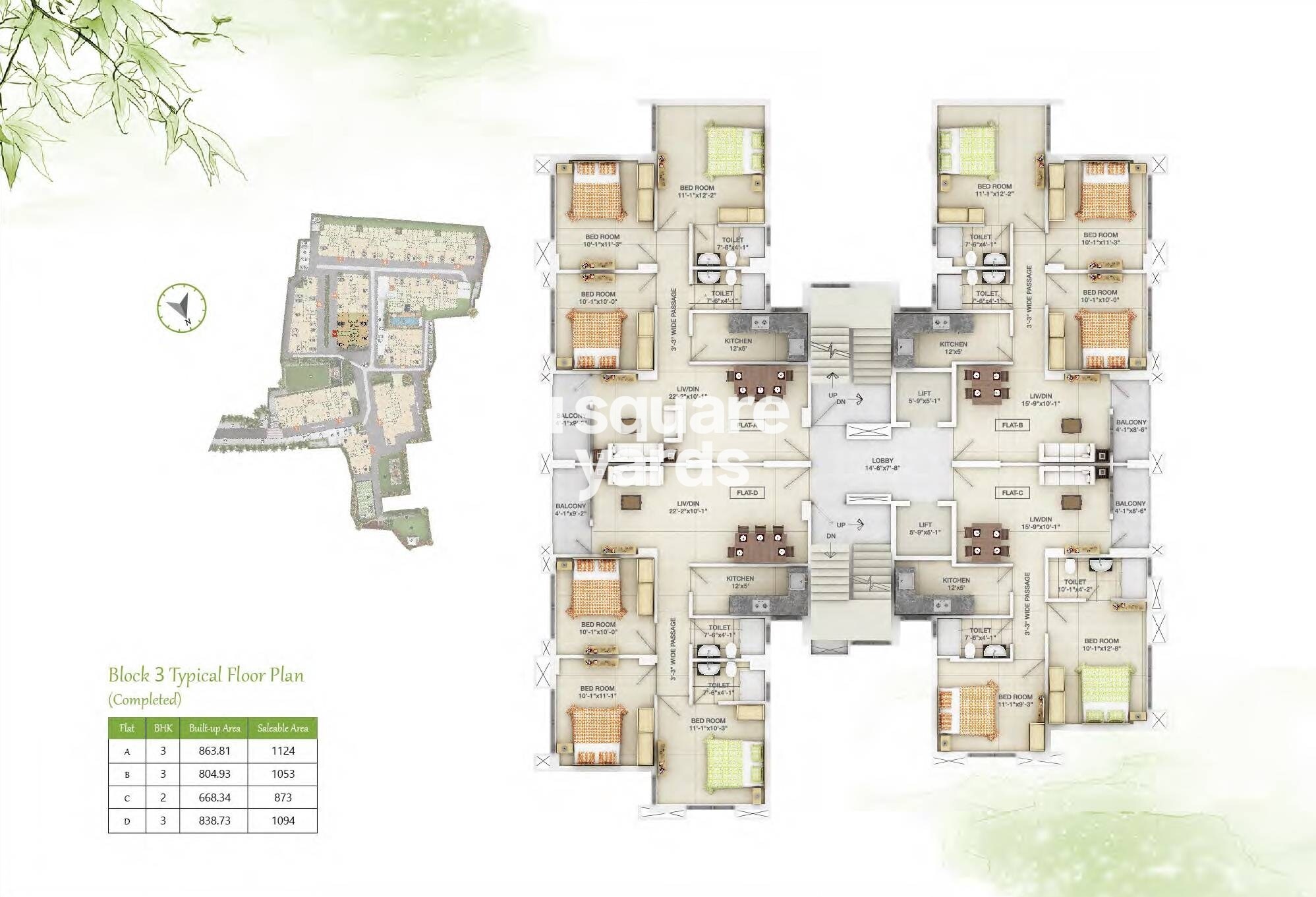 Prudent Pragati Floor Plans 1
