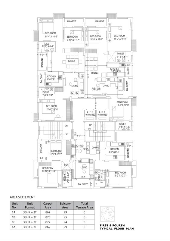 PS Pristine Floor Plans