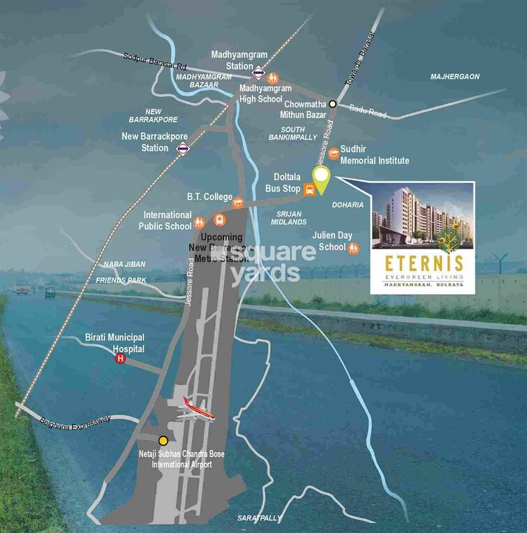 PS Srijan Eternis Location Image