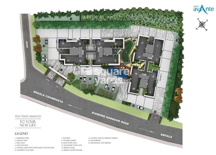 Rajat Avante Master Plan Image