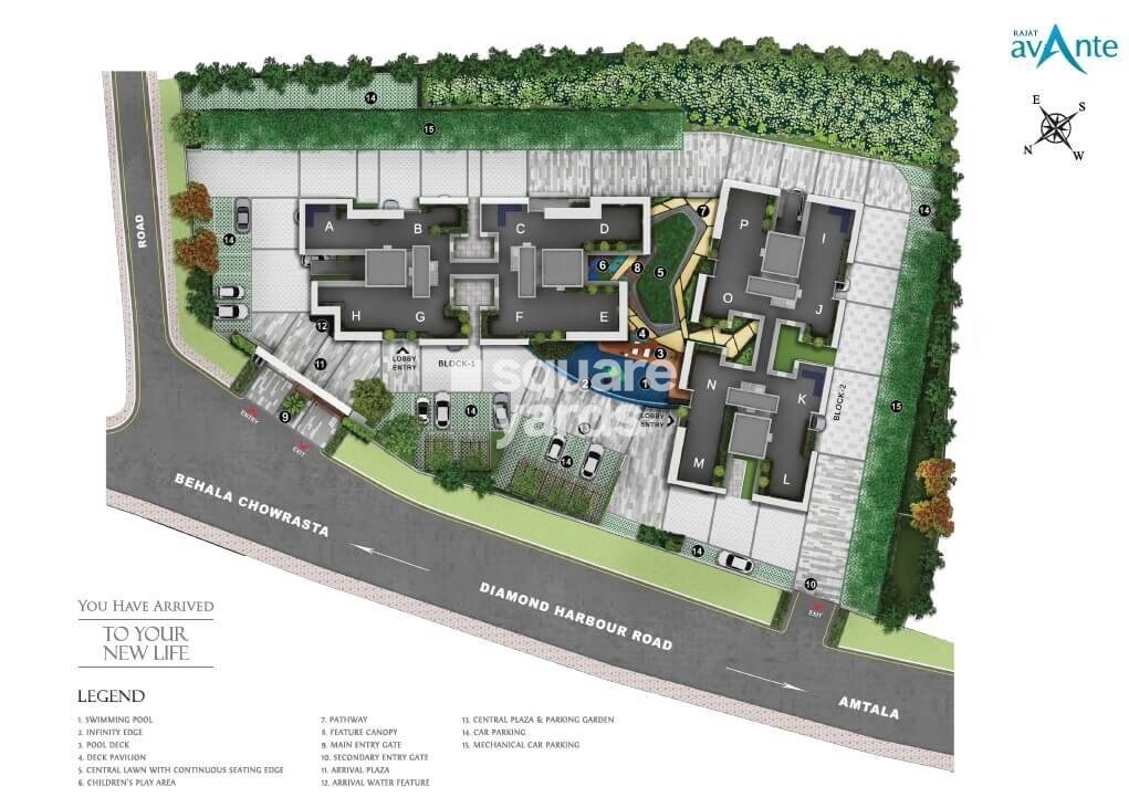 Rajat Avante Master Plan Image