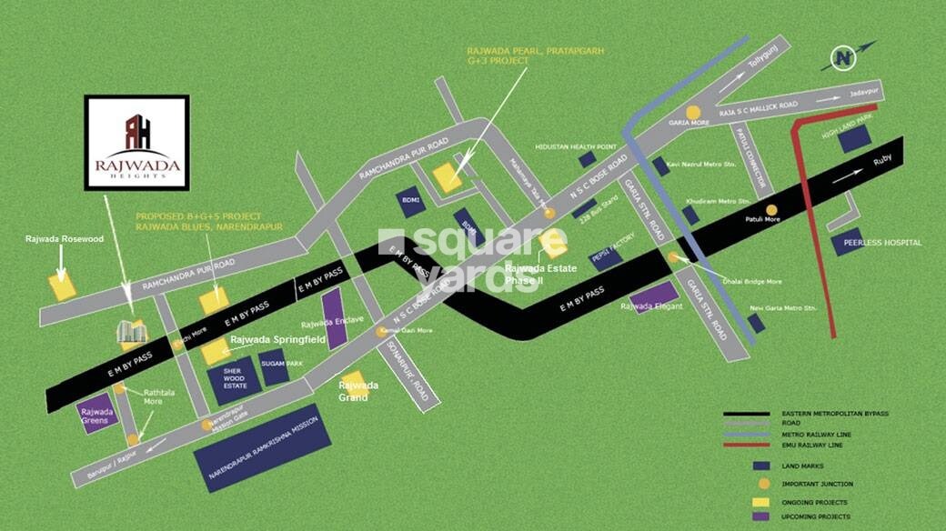 Rajwada Heights Location Image