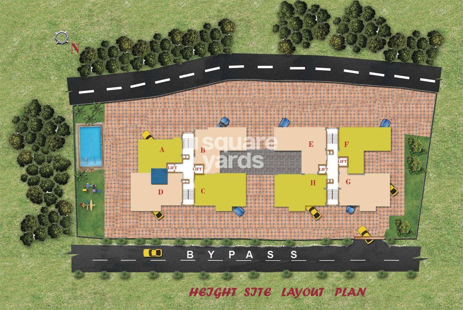 rajwada heights project master plan image1