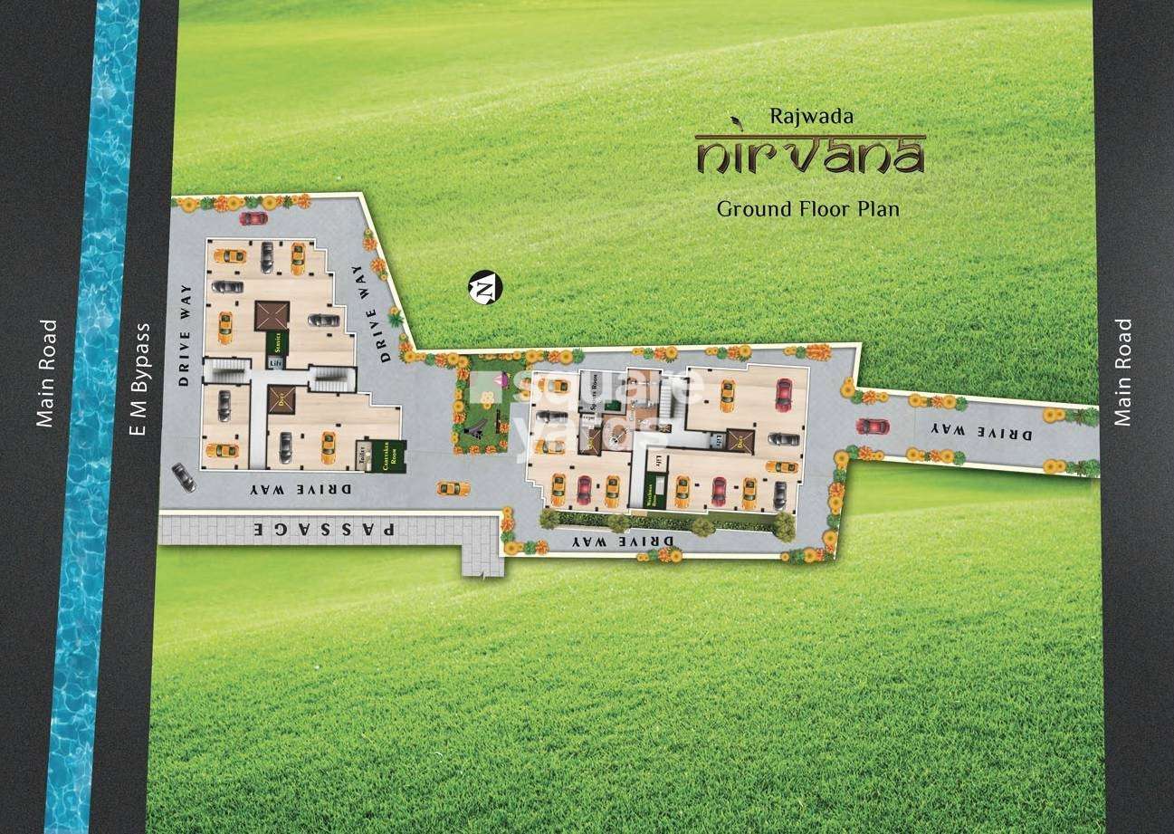rajwada nirvana project master plan image1