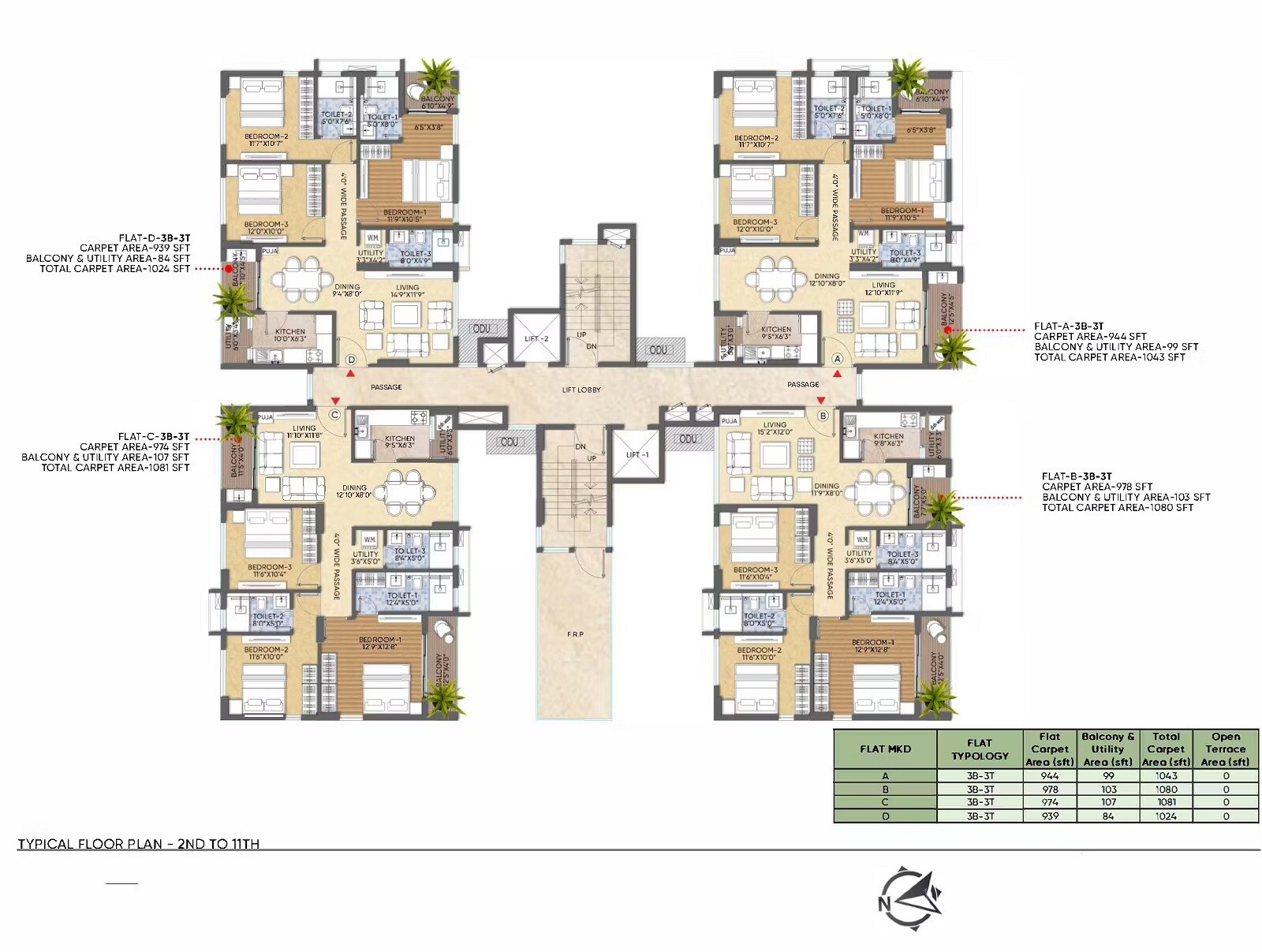 Realmark Amora Floor Plans