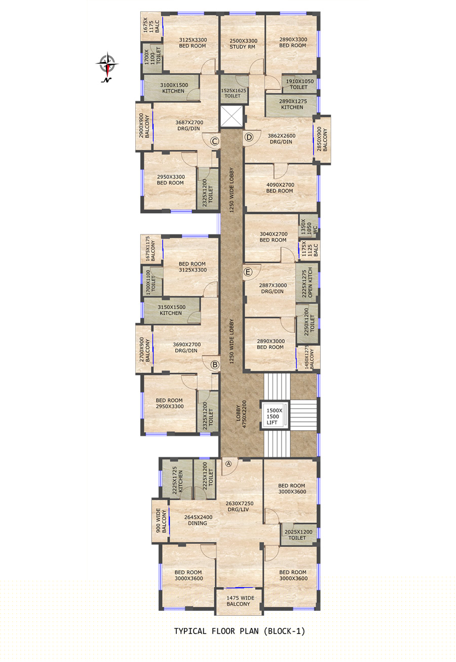 Realtech Alpana Floor Plans