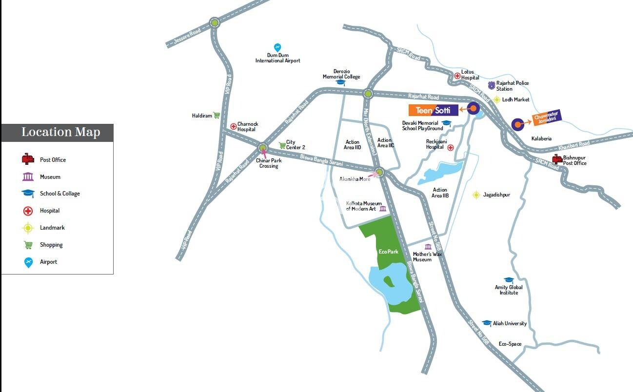 Realtech Teen Satti Location Image