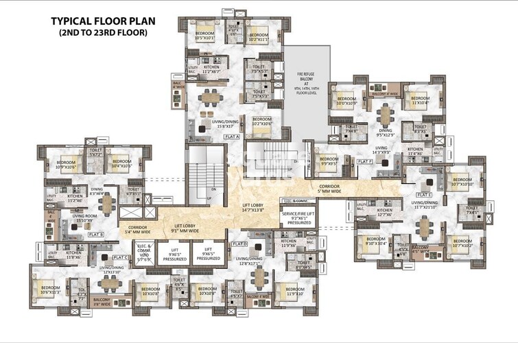 Rishi Pranaya Phase I Floor Plans
