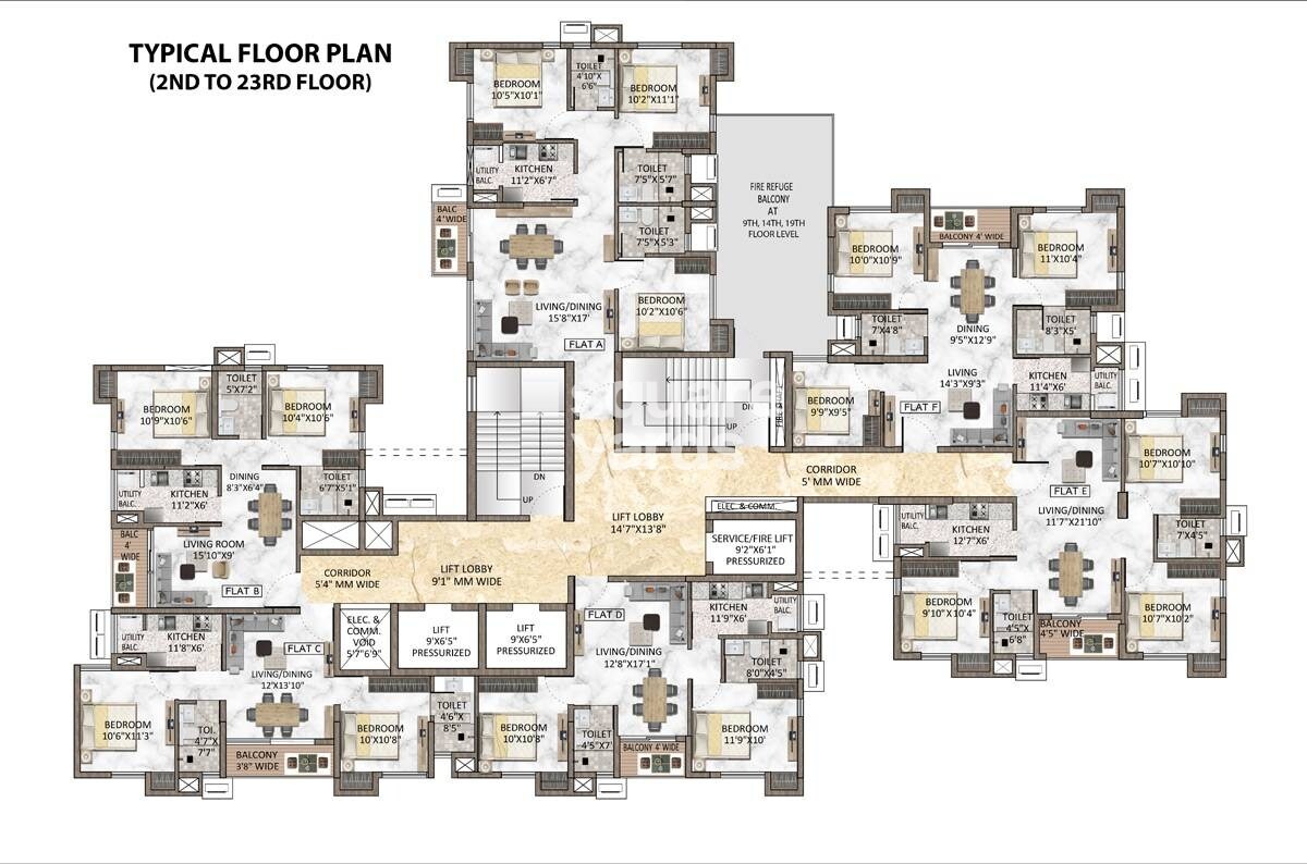 Rishi Pranaya Phase I Floor Plans