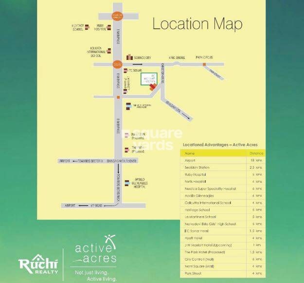 Ruchi Active Acres Location Image