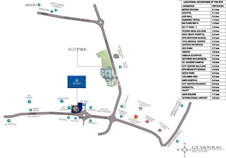 Ruchi One Rajarhat Location Image