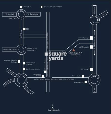 Salarpuria Amarana Residences Location Image