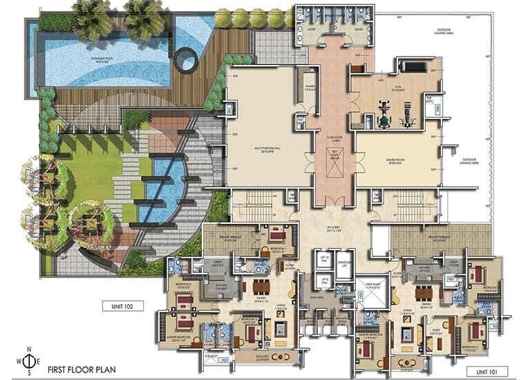 Salarpuria Luxuria Heights Floor Plans 1