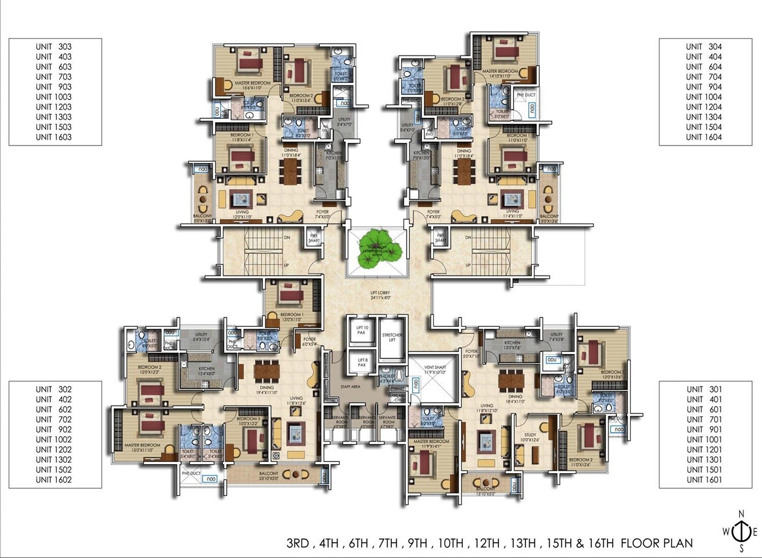 Salarpuria Luxuria Heights Floor Plans 2