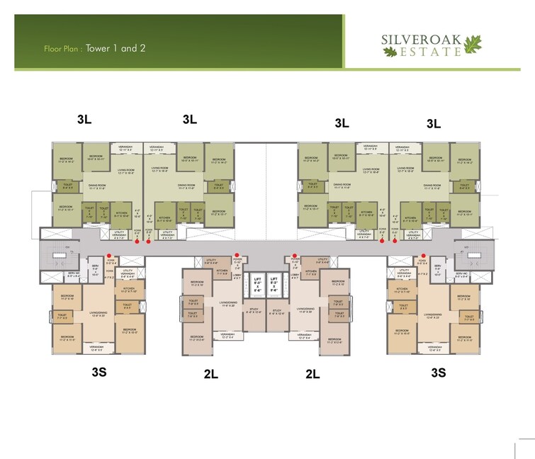 Salarpuria Silveroak Estate Floor Plans 1