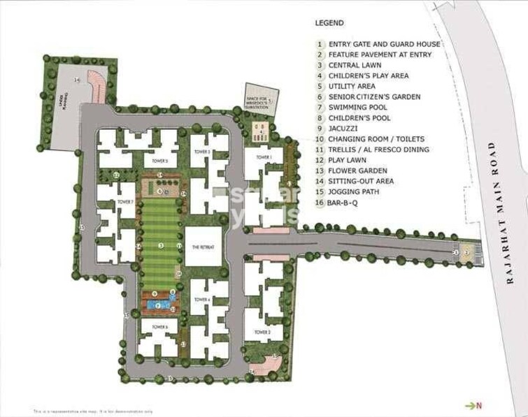 Salarpuria Silveroak Estate Master Plan Image