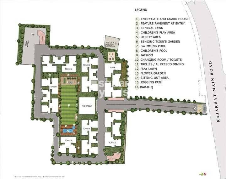 Salarpuria Silveroak Estate Master Plan Image
