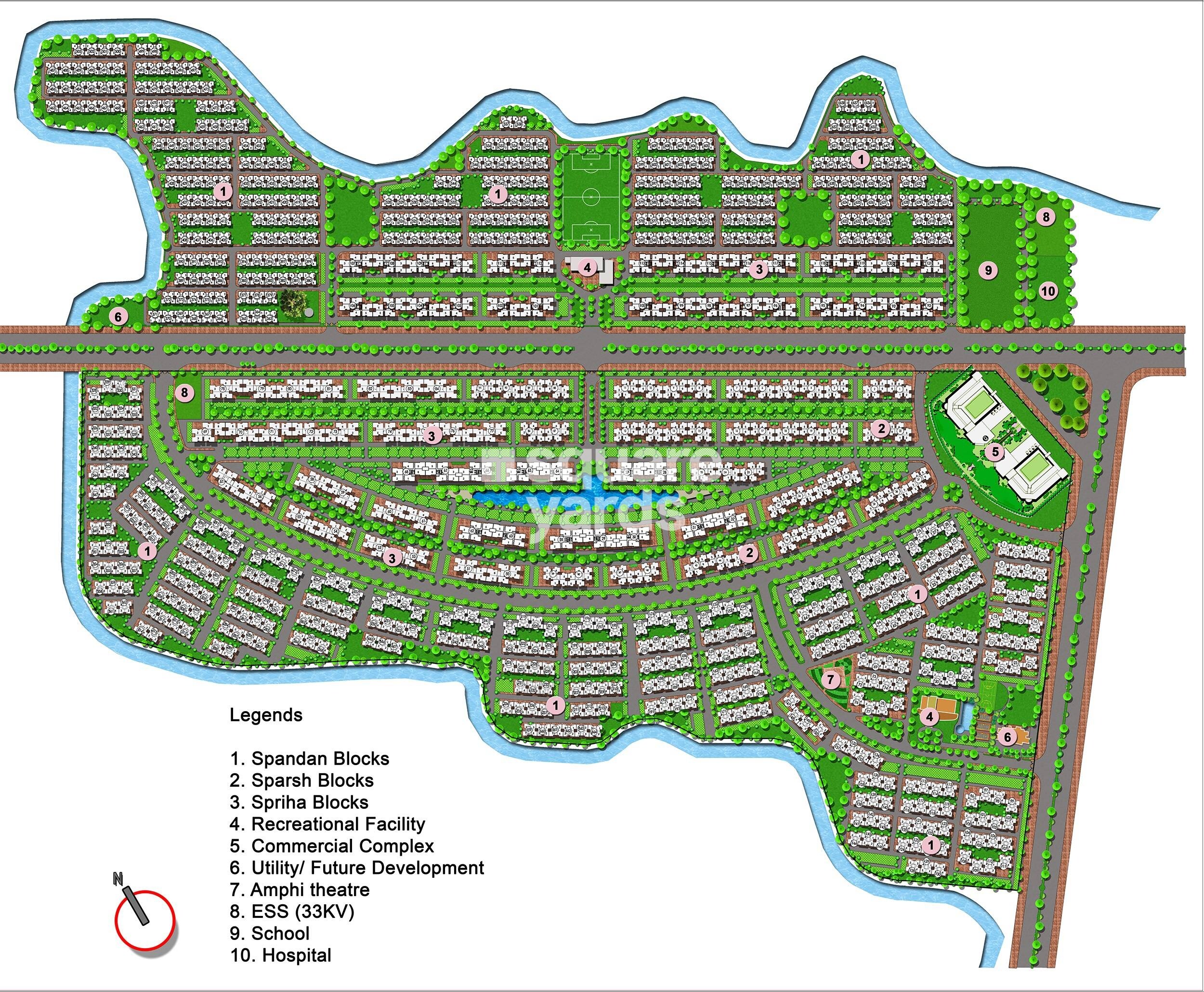 Shapoorji Pallonji Shukho Brishti Master Plan Image