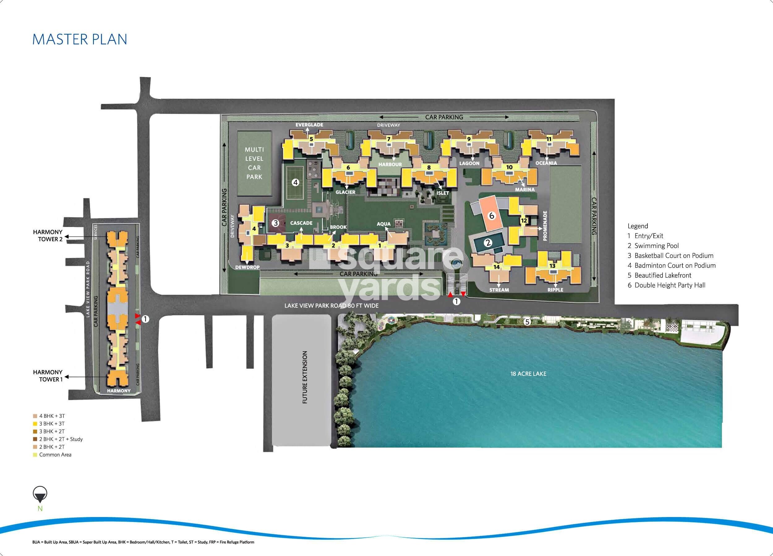 Siddha Eden Lakeville Master Plan Image
