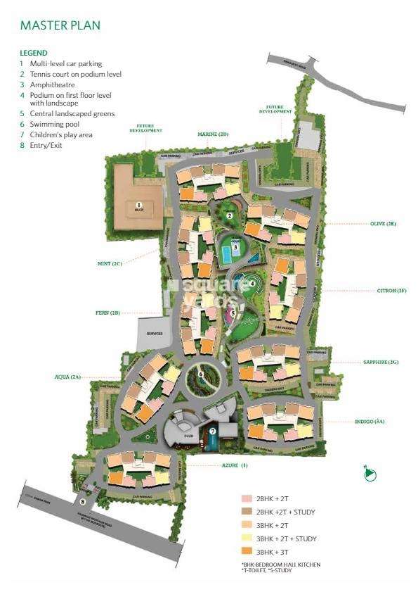 siddha happyville project master plan image1