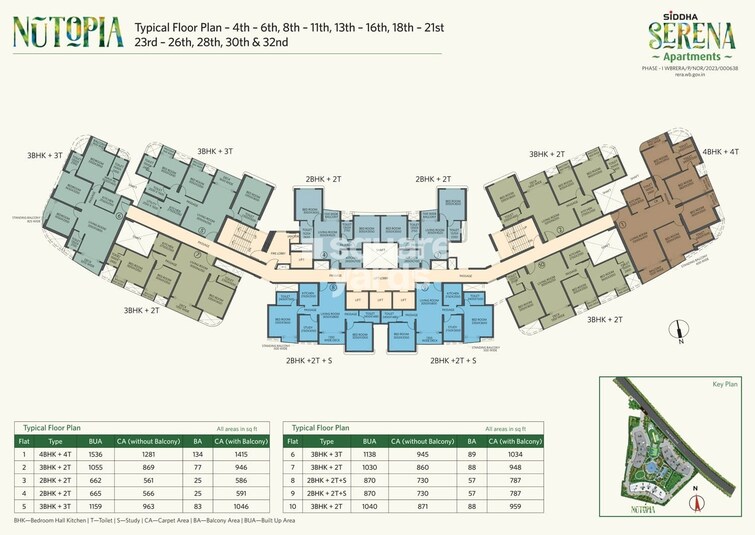 Siddha Serena Floor Plans 2