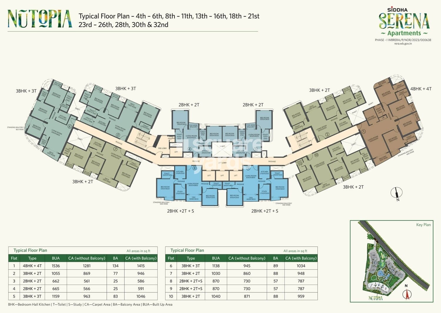 Siddha Serena Floor Plans 2