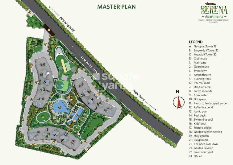 Siddha Serena Master Plan Image