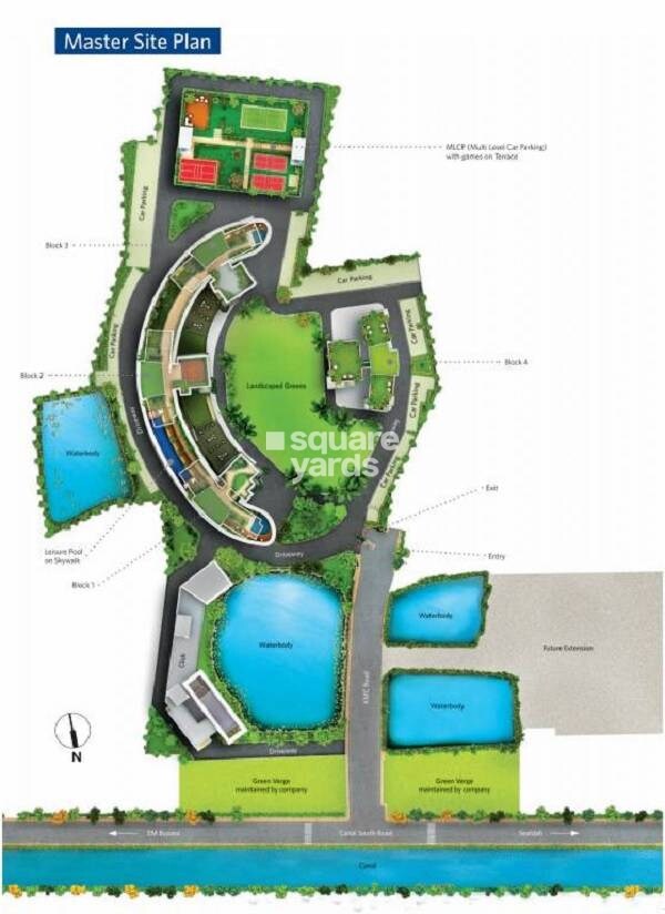 Siddha Sky Howrah Master Plan 1