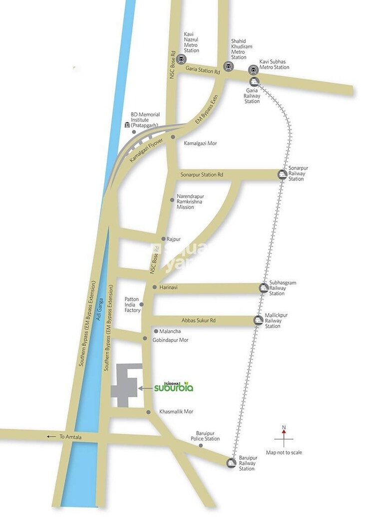 Siddha Suburbia Location Image