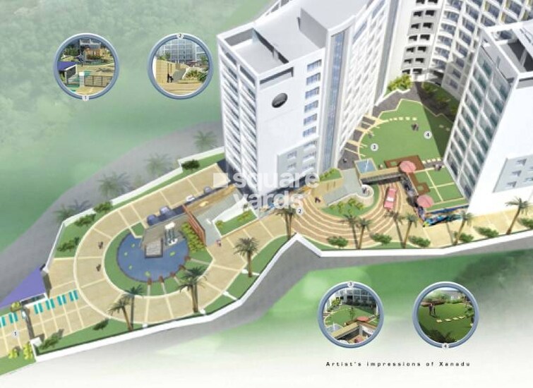 Siddha Xanadu Studio Tower View