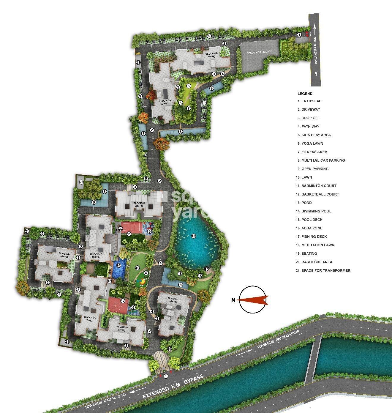 Signum-Suncrest-Estate_an aerial view of a cartoon character flying a kite