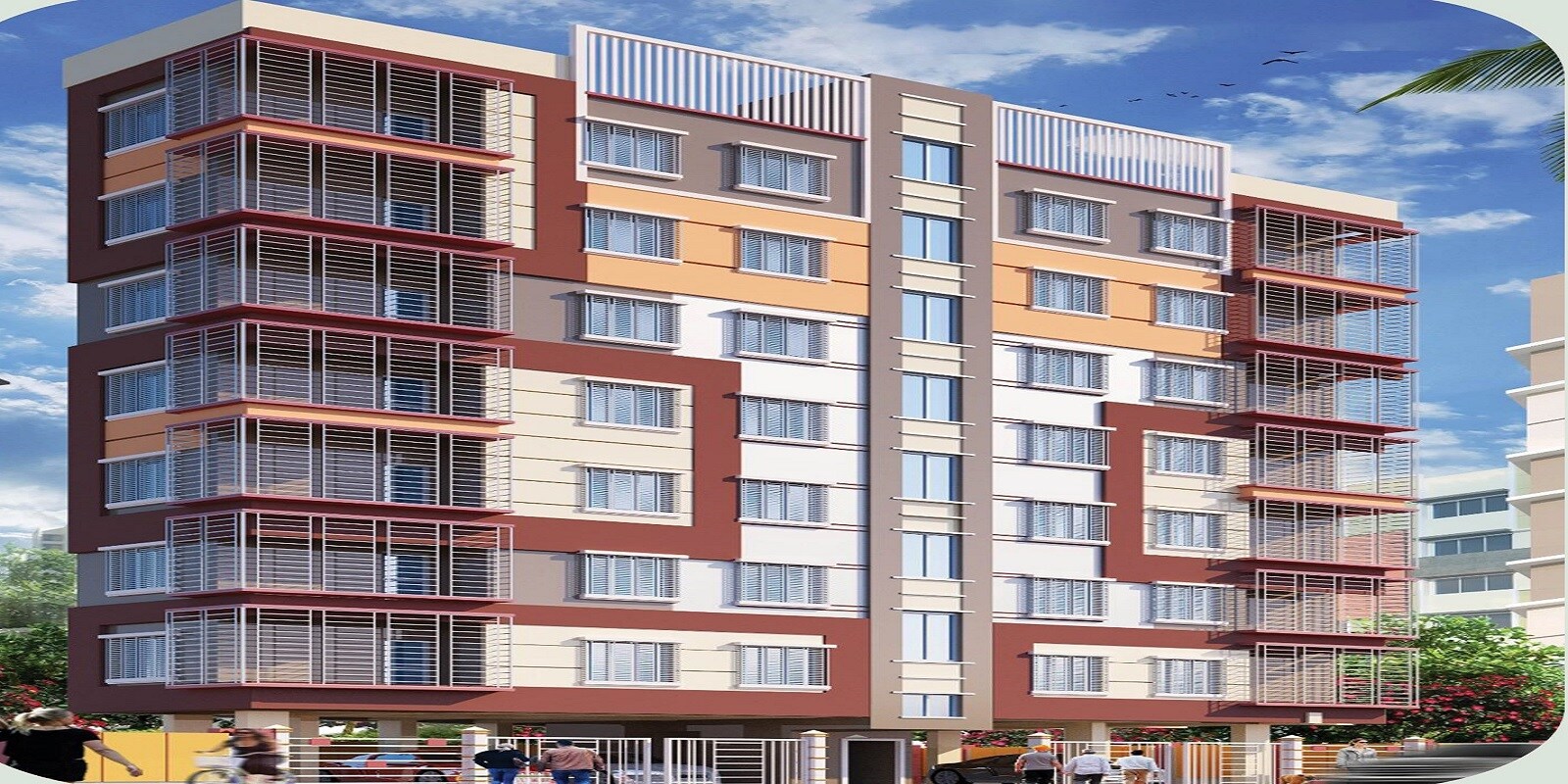 Silver Gardenia Lake Town