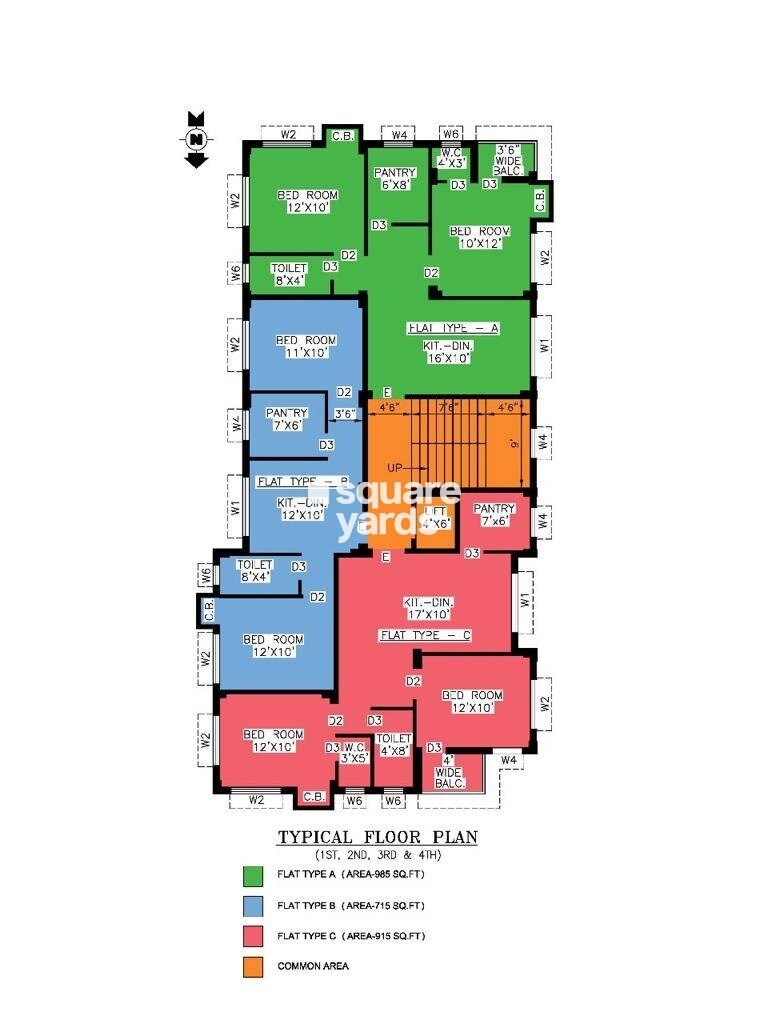 Skyare Enclave II Floor Plans
