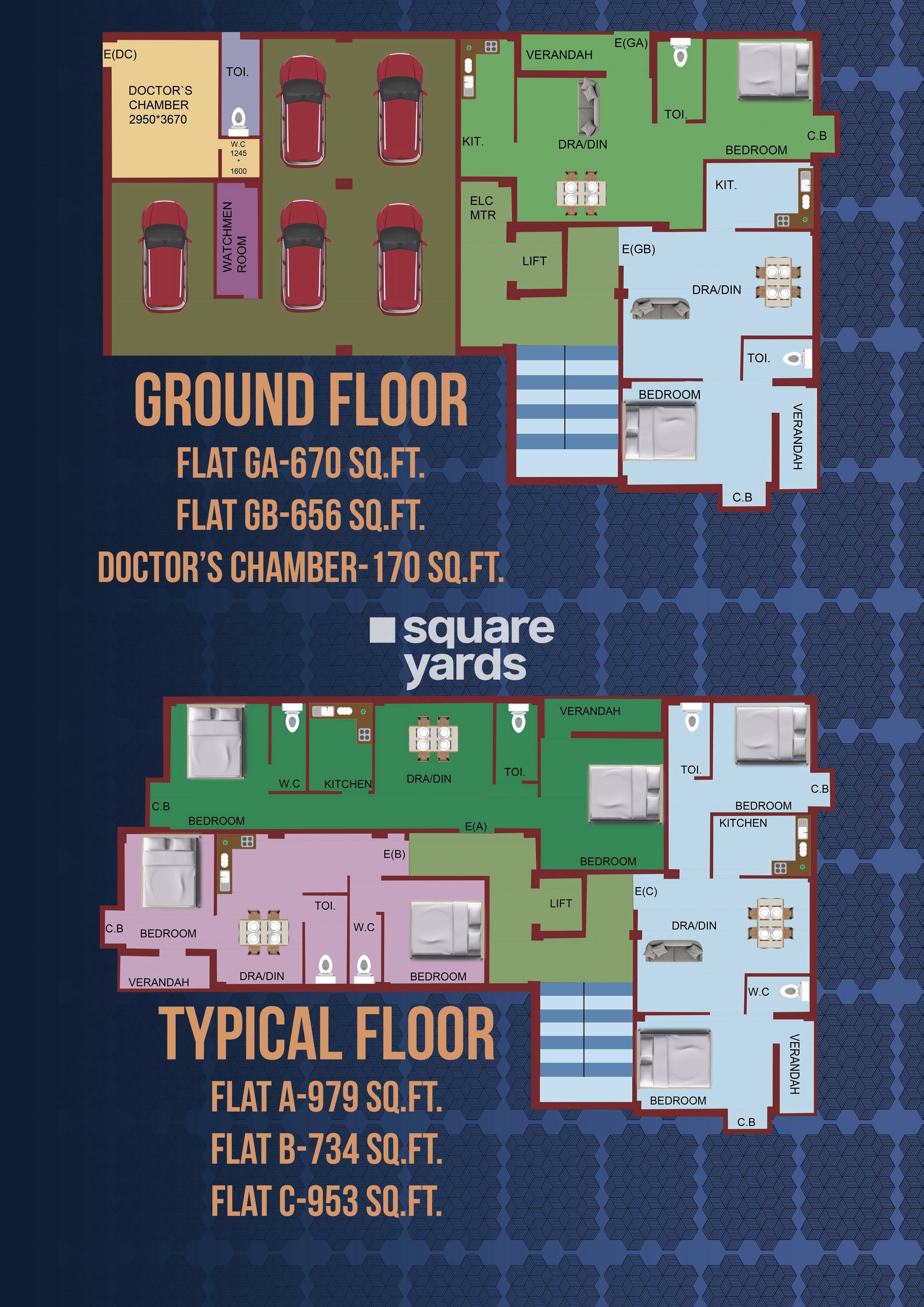 Skyare Enclave Floor Plans