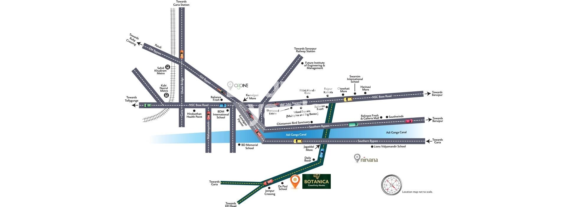 Srijan Botanica Location Image