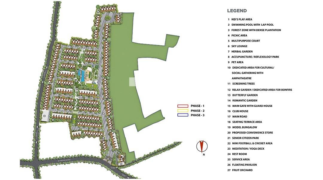 Srijan Botanica Master Plan Image