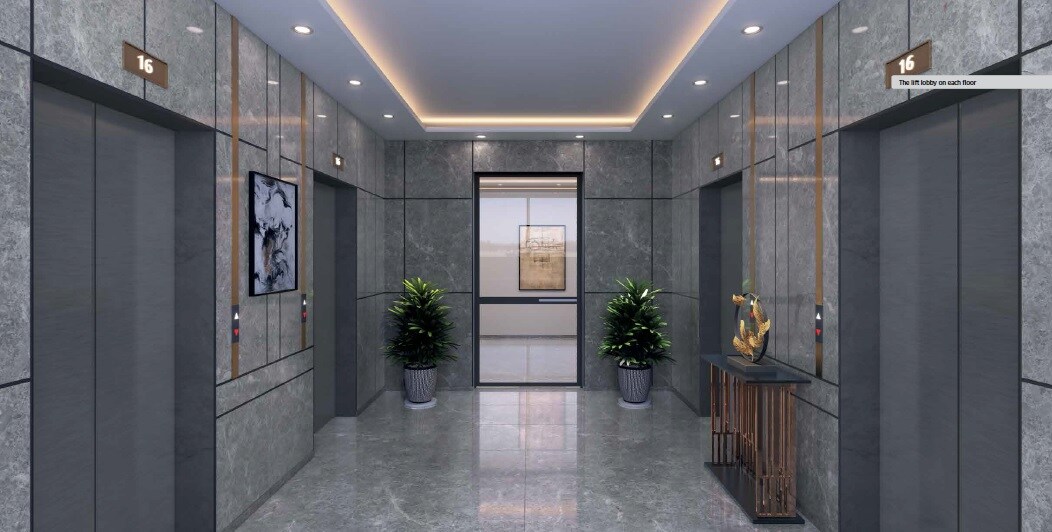 Srijan Logos Lift Lobby Image