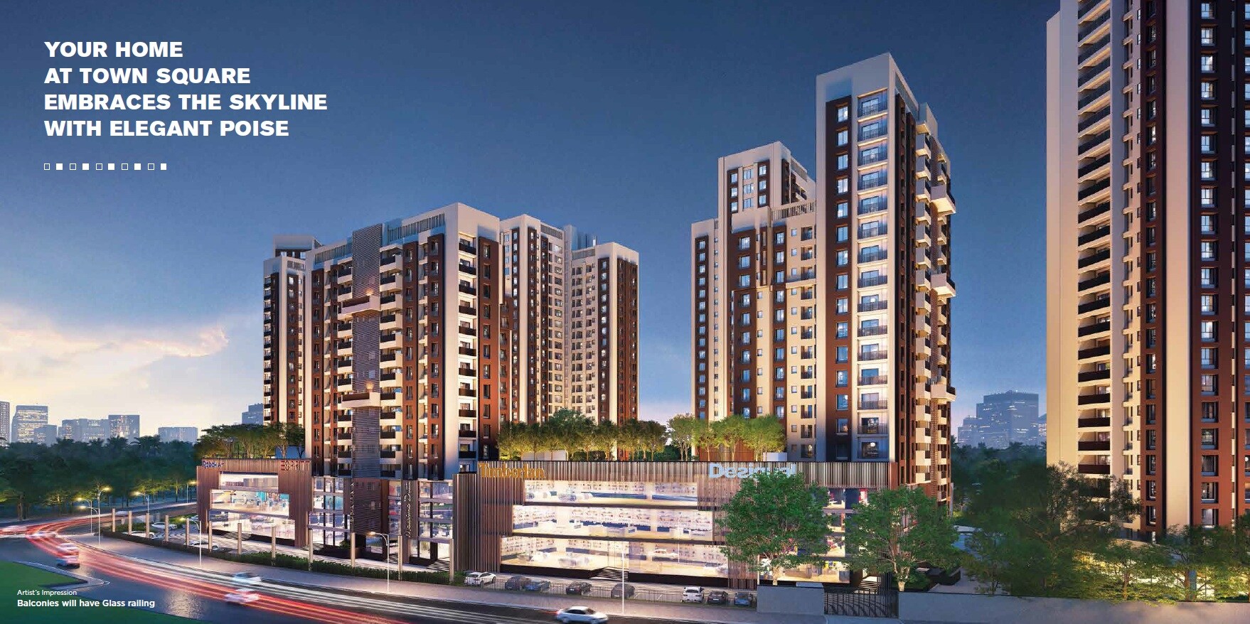 Srijan Town Square Apartment Exteriors