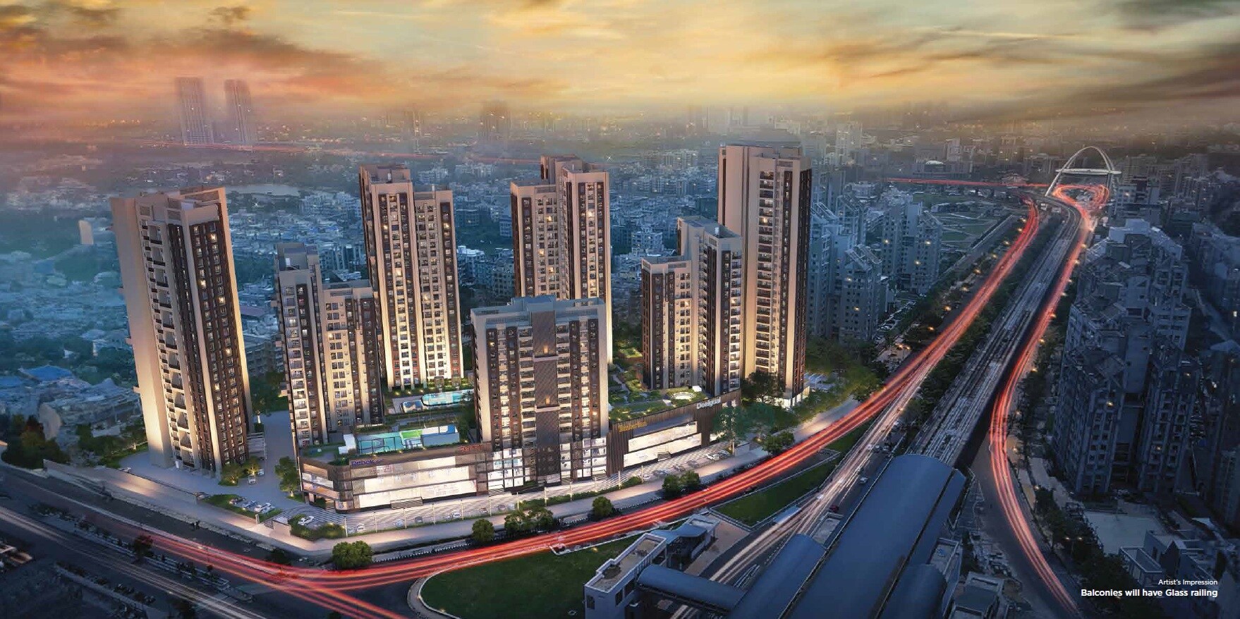 Srijan Town Square Tower View