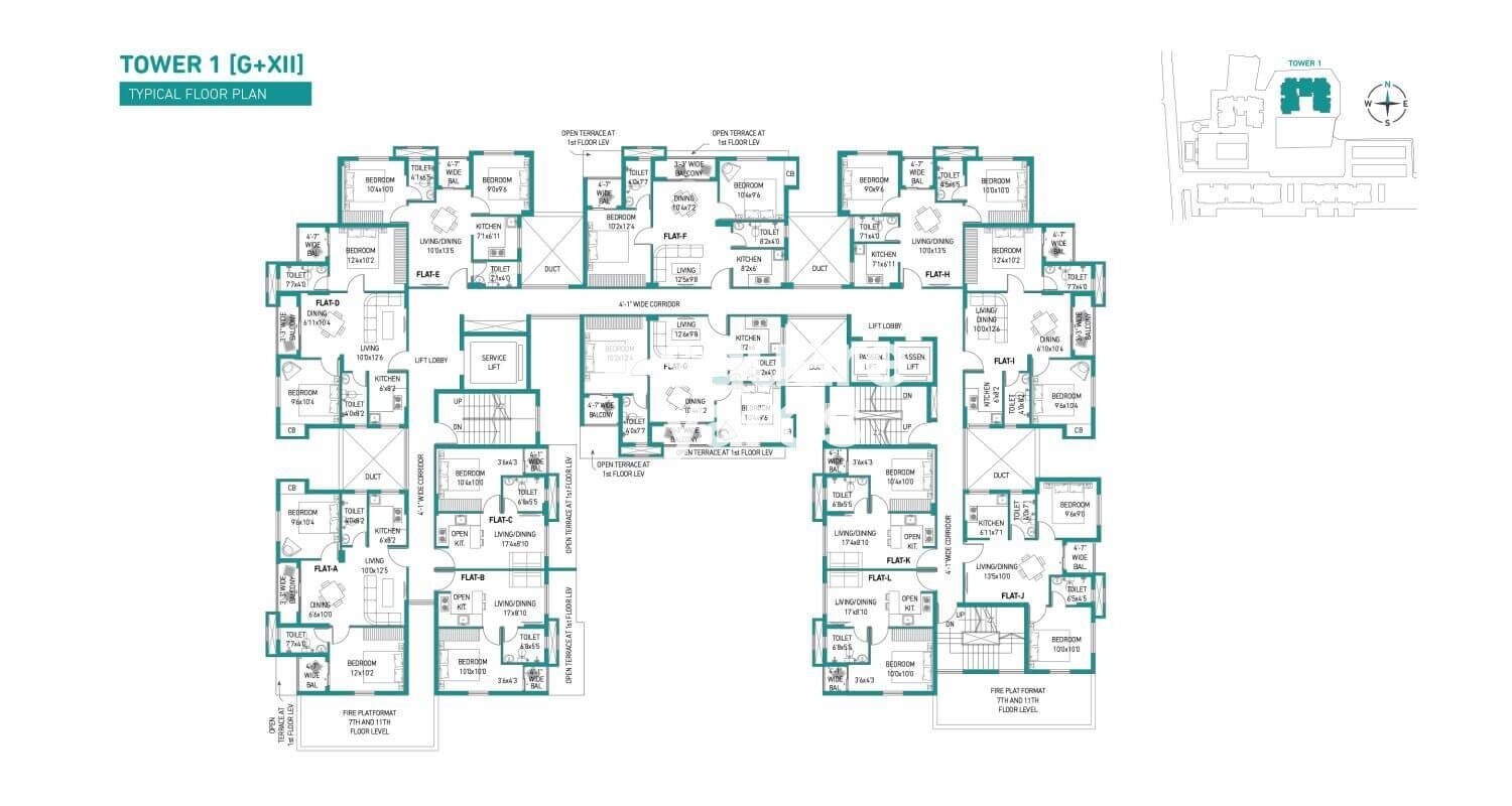 Sugam Urban Lakes Floor Plans 1