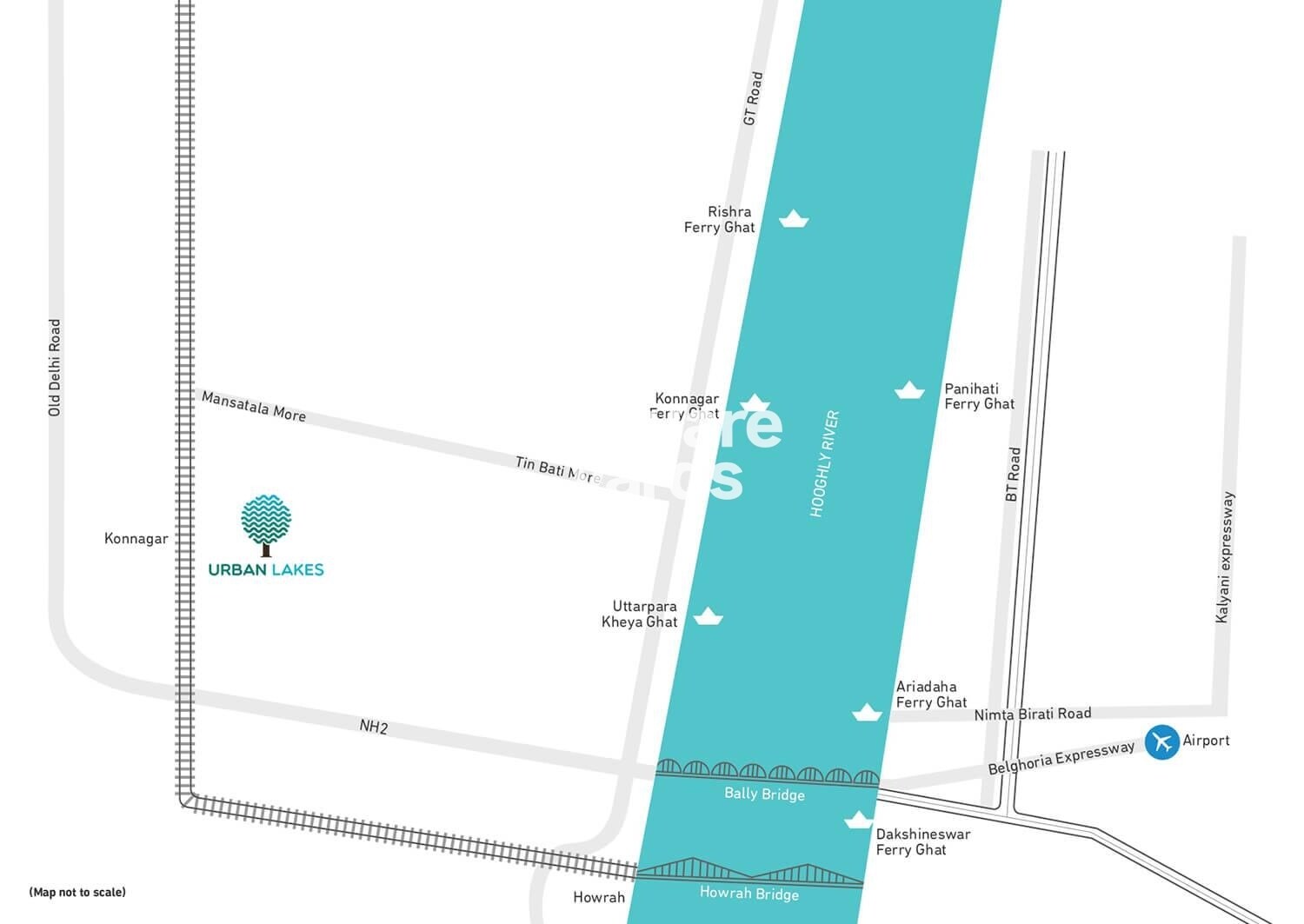 Sugam Urban Lakes Location Image