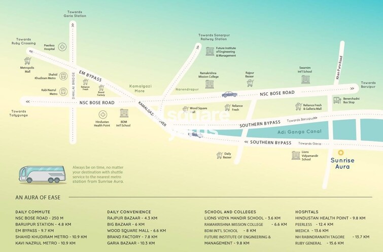 Sureka Sunrise Aura Location Image