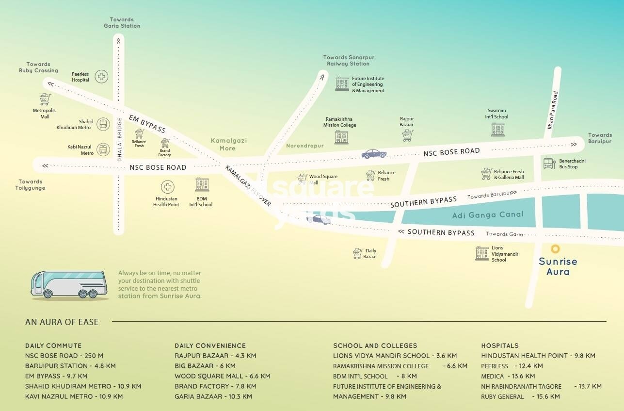 Sureka Sunrise Aura Location Image