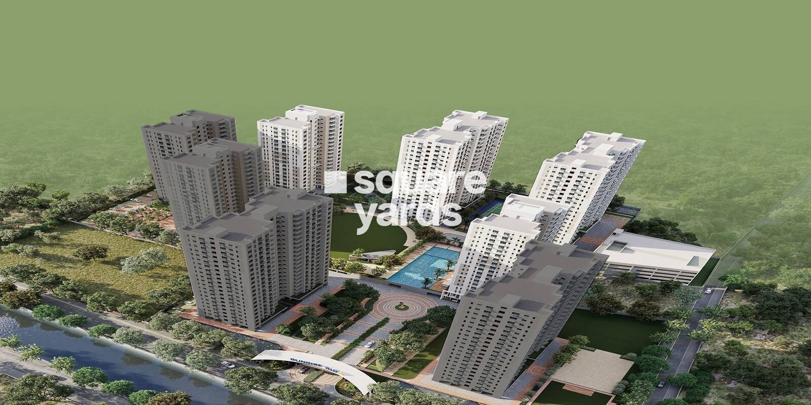 Sureka Sunrise Aura residential project in Dakshin Gobindopur