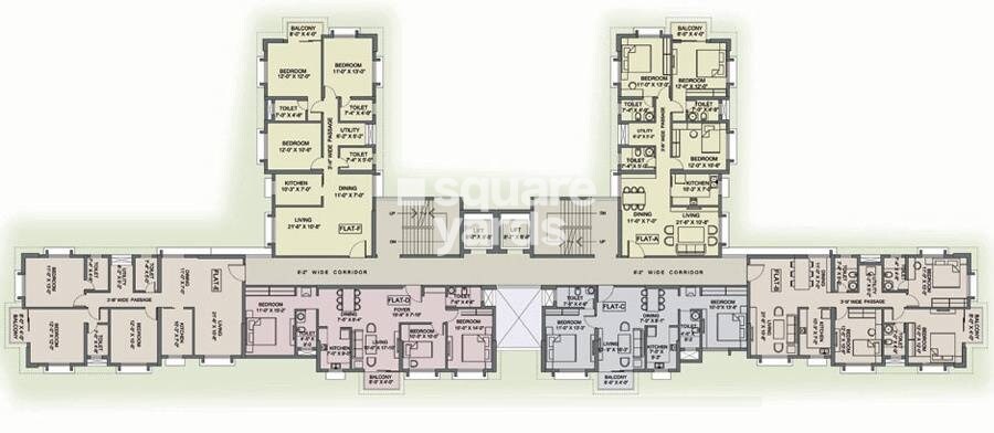 Tata Eden Court II Floor Plans