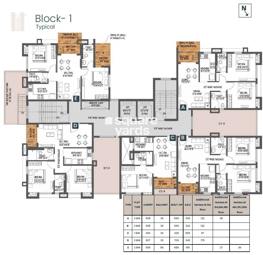 The Banyan Tree Rosetta Floor Plans 1