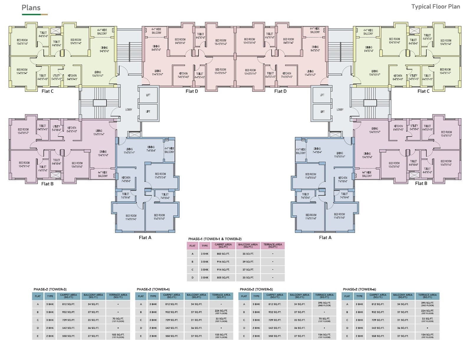 Unimark Lakewood Estate Floor Plans