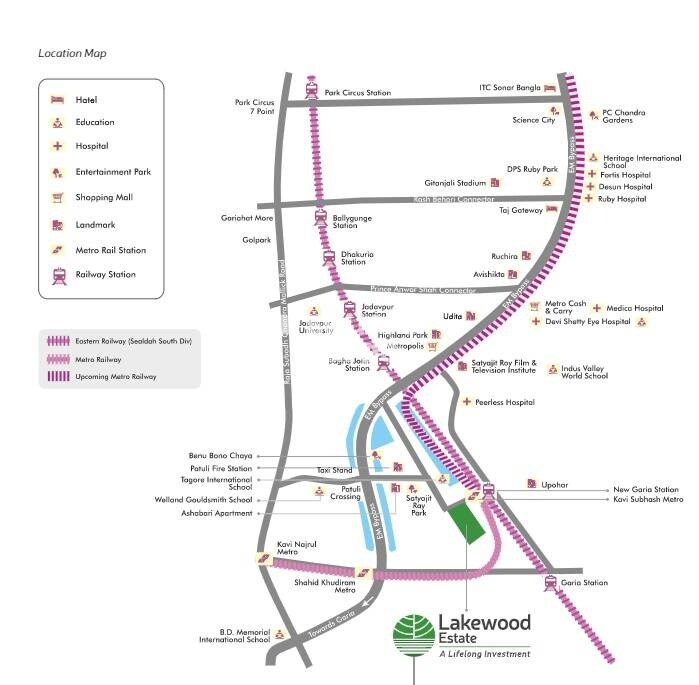 Unimark Lakewood Estate Location Image