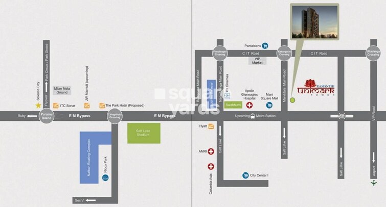 Unimark Ramsnehi Tower Location Image